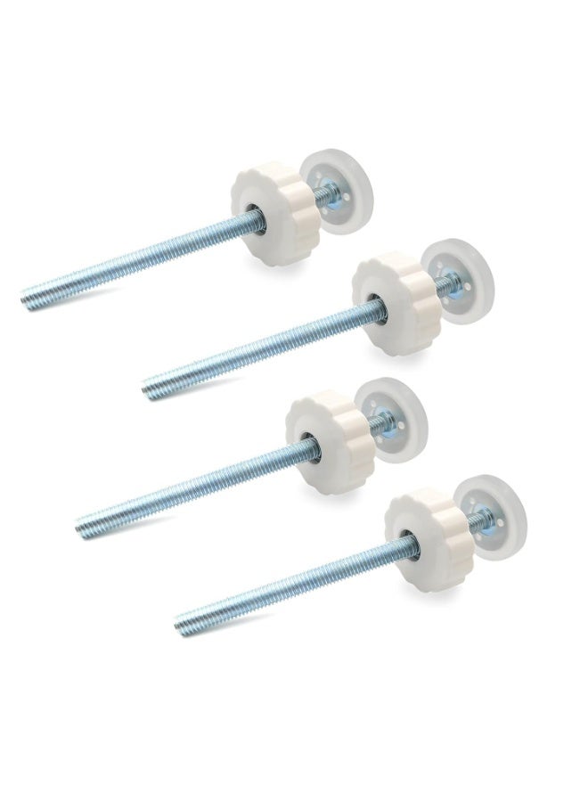 Vmaisi 8MM Pressure Gates Threaded Spindle Rods, Baby Gates Accessory Screw Bolts Kit Fit for All Pressure Mounted Walk Thru Gates 4 Pack - Image 5