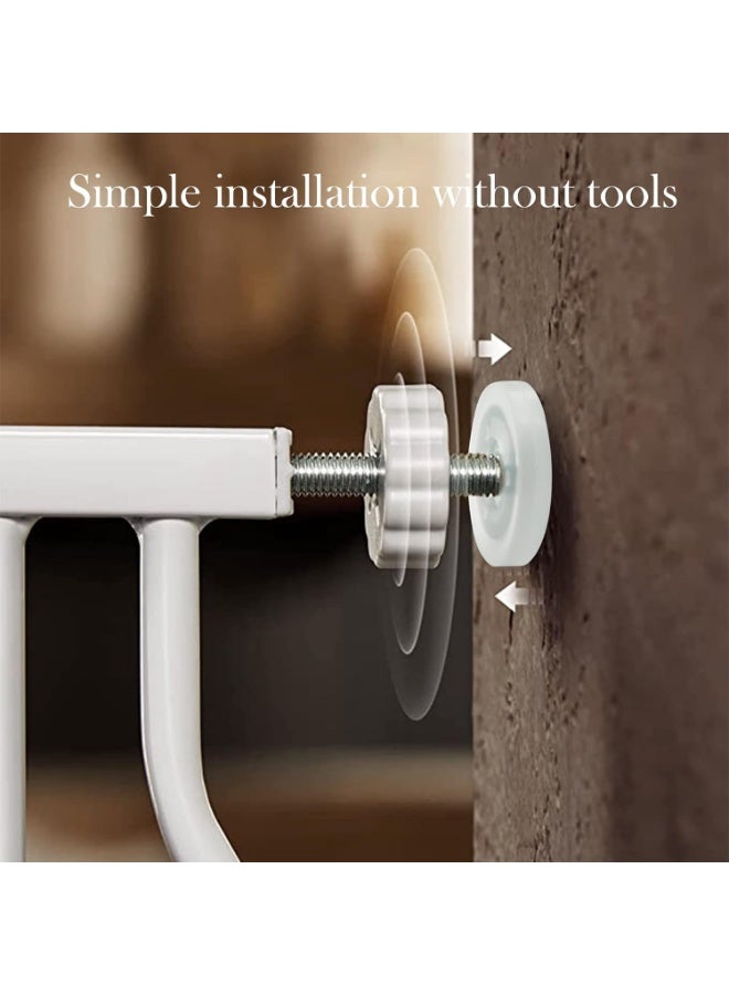 Vmaisi 8MM Pressure Gates Threaded Spindle Rods, Baby Gates Accessory Screw Bolts Kit Fit for All Pressure Mounted Walk Thru Gates 4 Pack - Image 2