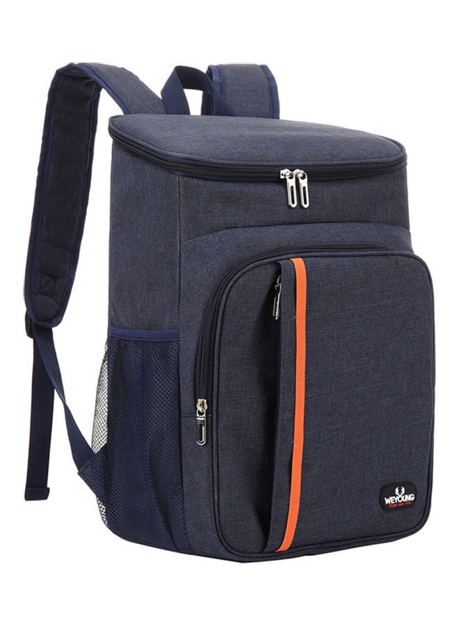 إسكدنيا حقيبة ظهر لوجبات الغداء بسعة كبيرة 18 لتر بتصميم حراري مضاد للتسرب ويمكن حملها على الكتف مناسبة للنزهات حيث أنها كبيرة كفاية لتخزين الأطعمة والمشروبات الباردة والساخنة في الأماكن الخارجية باللون الك - Image 1