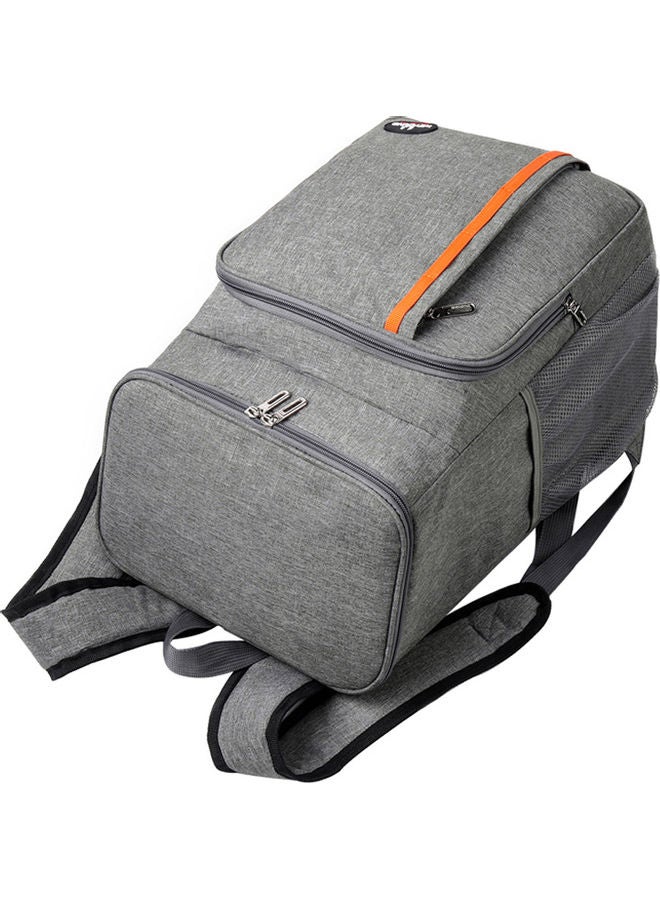 إسكدنيا حقيبة ظهر لوجبات الغداء بسعة كبيرة 18 لتر بتصميم حراري مضاد للتسرب ويمكن حملها على الكتف مناسبة للنزهات حيث أنها كبيرة كفاية لتخزين الأطعمة والمشروبات الباردة والساخنة في الأماكن الخارجية باللون الك - Image 4