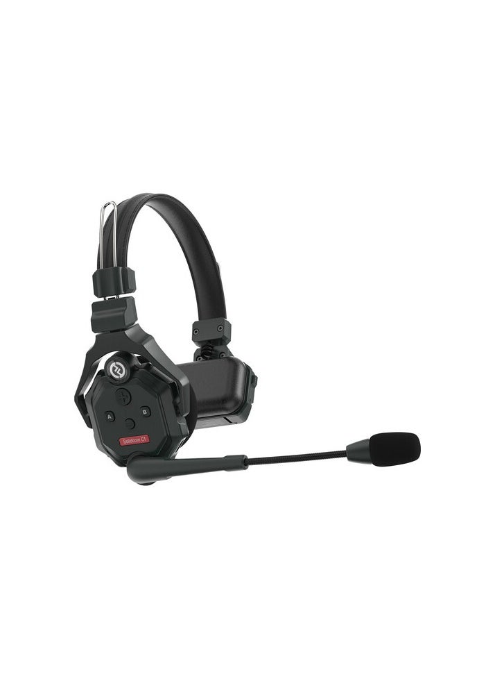 نظام سماعات رأس لاسلكي Solidcom C1-4S DECT – مجموعة من 4 سماعات مزودة بميكروفونات عازلة للضوضاء واتصال بدون استخدام اليدين، مثالي لفرق الإنتاج والفعاليات