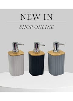 QSHOP QSHOP® Soap Dispenser with Wooden Lid – Modern Luxury Design for Kitchens and Bathrooms with Modern and Traditional Decorations Fits Homes, Hotels, Offices  - Image 2