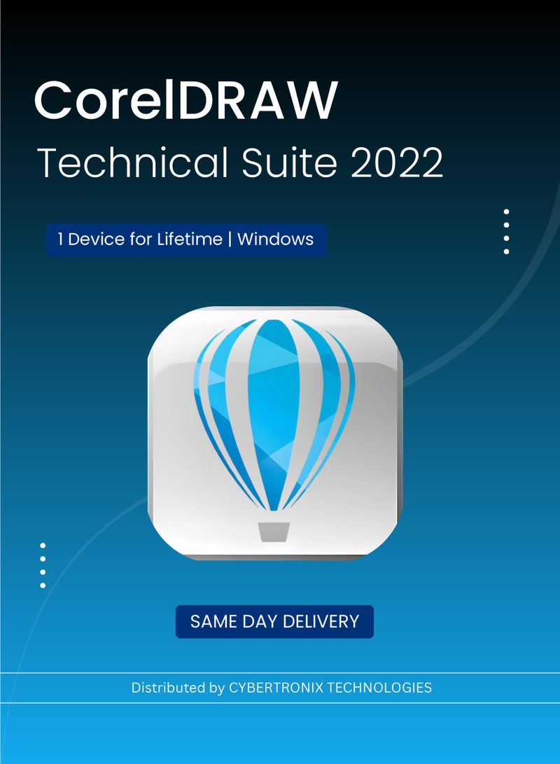 CorelDRAW CorelDRAW Technical Suite 2022 | 1 Device for Lifetime | Windows | Digital License | Same Day Delivery