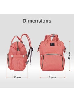R for Rabbit Caramello Baby Kid Diaper Bag For Mother Waterproof Large Capacity Maternity Backpack For Travel (Pink)  - Image 5