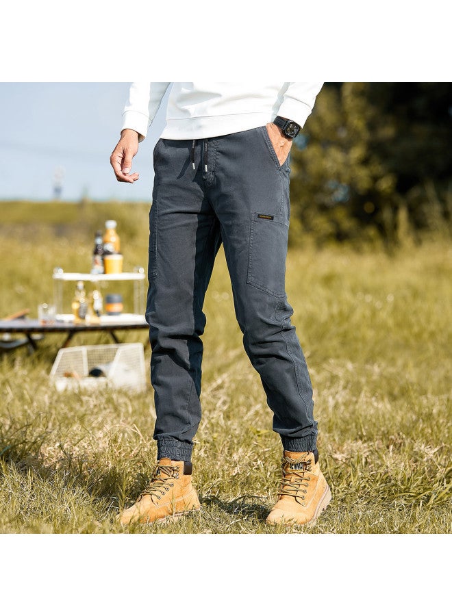 ROMON 【الضربة الشعبية】سراويل الشحن الأمريكية للرجال ربيع وخريف خارجية سراويل المظليين عصرية متعددة الاستخدامات ضياقة نحيلة للرجال سراويل مدببة - Image 3