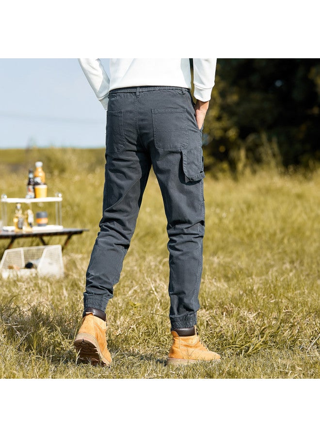 ROMON 【الضربة الشعبية】سراويل الشحن الأمريكية للرجال ربيع وخريف خارجية سراويل المظليين عصرية متعددة الاستخدامات ضياقة نحيلة للرجال سراويل مدببة - Image 5