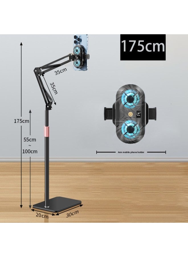 Dedicated For Live Broadcast-mobile Phone Radiator Cooling Semiconductor Refrigeration Ice-sealed Back Clip Integrated Bracket With Fan 