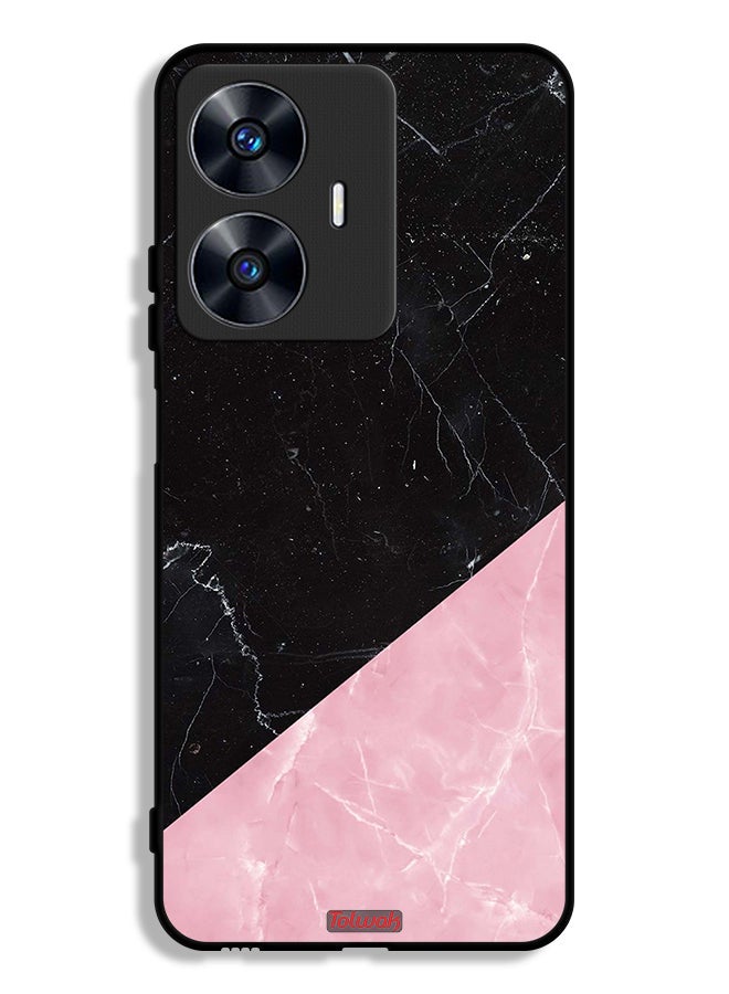 Tolwak Realme C55 Protective Case Cover Marble Pattern - Image 1