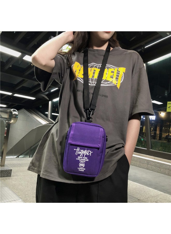 Shoulder Bag Autumn Fashion Student Crossbody Bag Student Casual Bag Men's And Women's Mobile Phone Bag-Color:Camouflage - Image 3