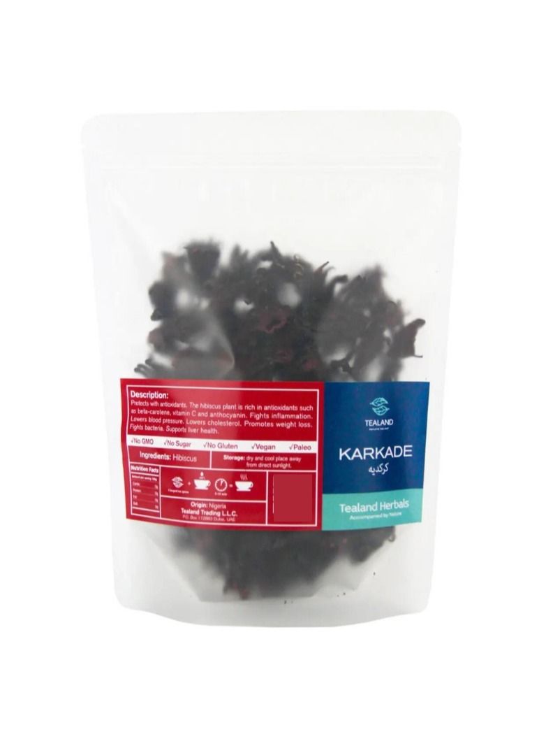 تيلاند شاي عشبي كركادي مضاد للأكسدة غني بطعم طبيعي ونقي 60 جم - Image 1