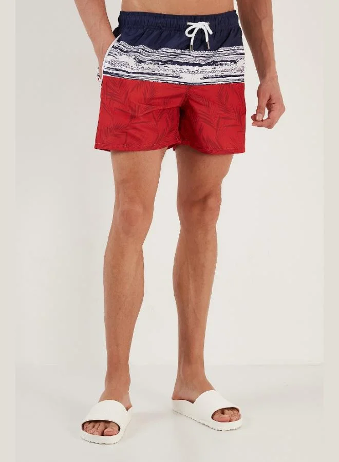 Buratti  Buratti Waist-Tied Swim Shorts with Pockets Swimsuit Short Men's SWIMSUIT SHORT 3800907 for Men | Best Price UAE