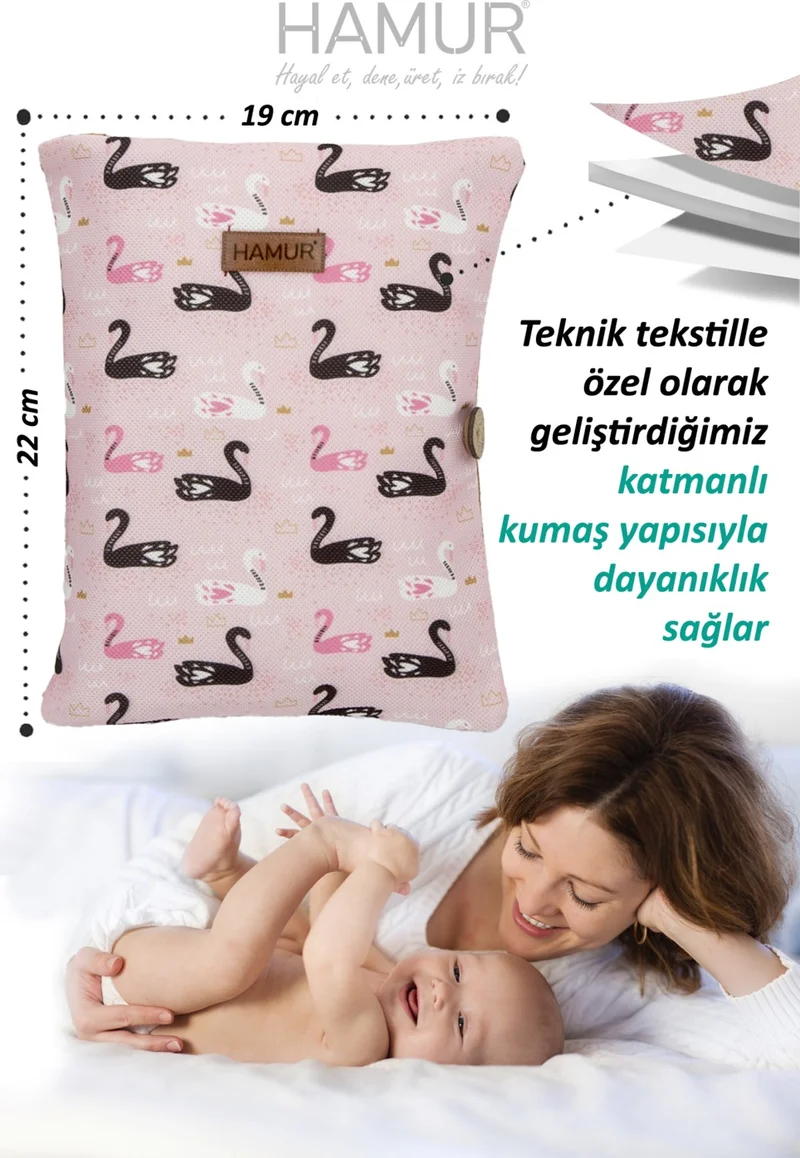 هامور Mother Baby Care Bag Newborn Diaper Changing Organizer Bag Organizer Swan
