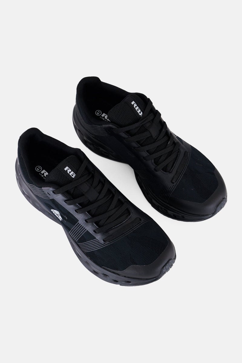 RBX Men Lace Up Outdoor Shoes, Black - Image 2