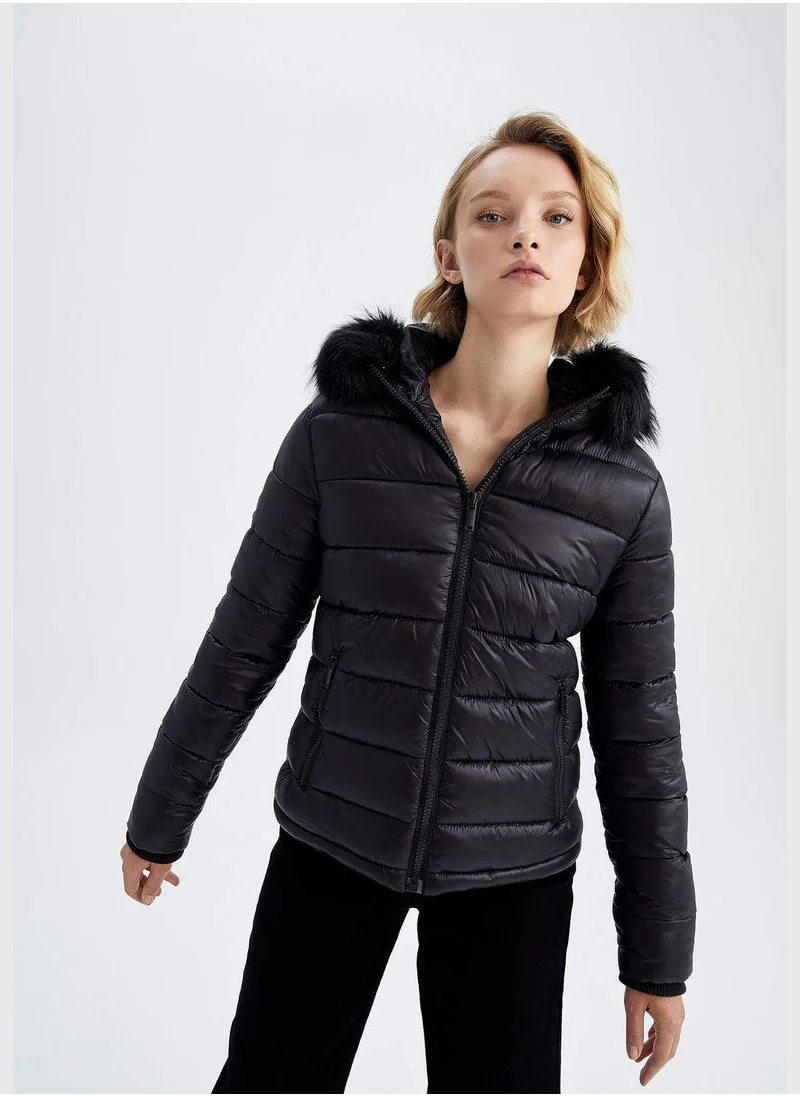 DeFacto Woman Regular Fit Hooded Jacket