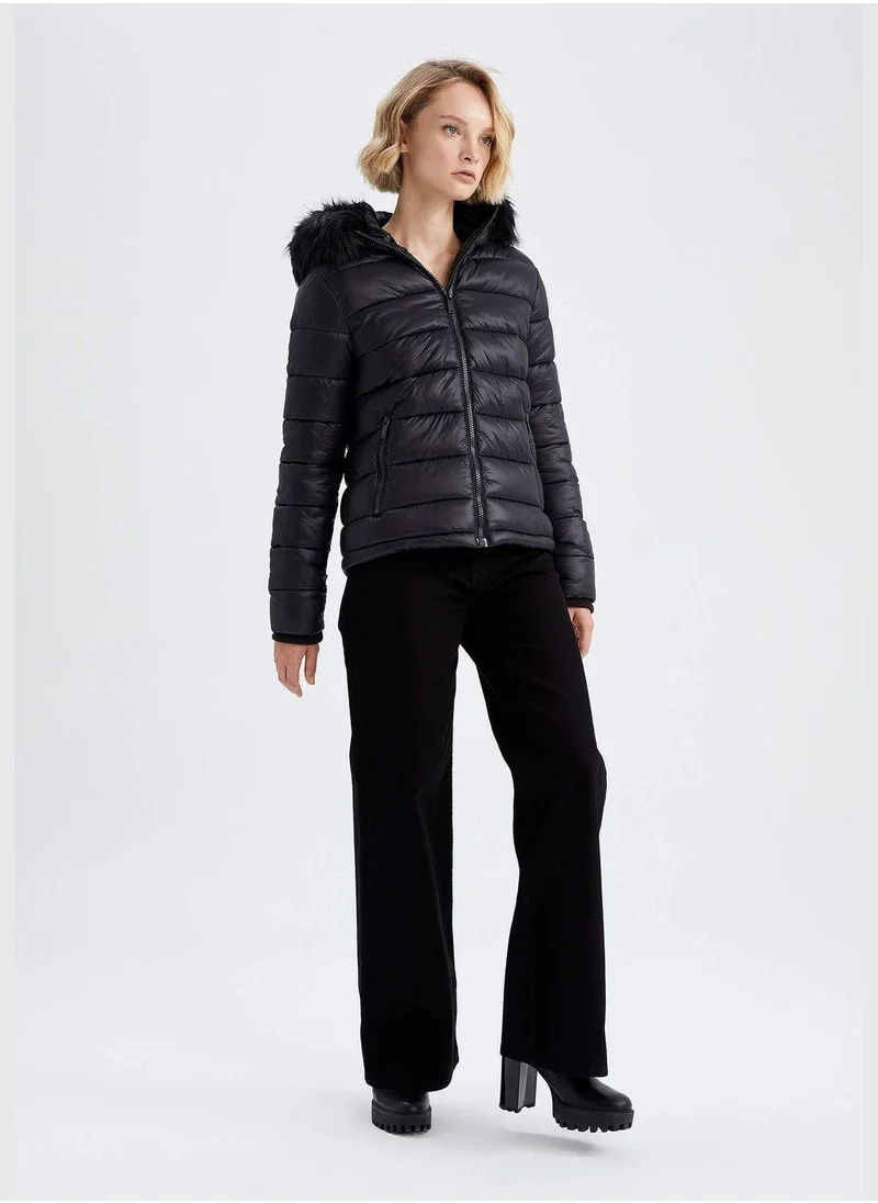 DeFacto Woman Regular Fit Hooded Jacket