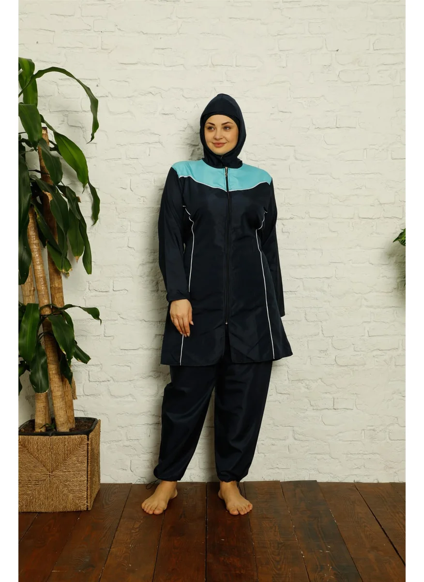 Akbeniz Full Hijab Plus Size Swimwear 32020
