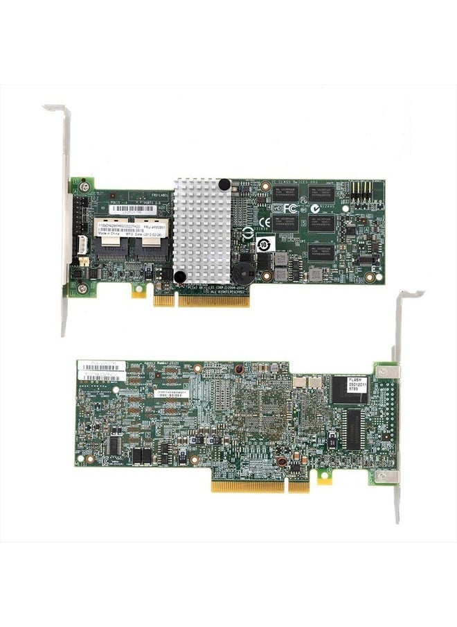 Tosuny for LSI 92608i /IBM M5015 46M0851 SATA/SAS Array Card PCIe x8 6Gbps【S】, IBM M5015 Megaraid 92608i SATA/SAS Controller RAID 6G PCIe x8 for LSI 46M0851（Without Battery）  - Image 5