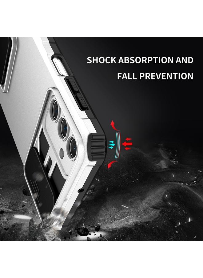 S-TOP Case For Samsung Galaxy A55 5G Stereoscopic Holder Sliding Camshield Phone Case - Image 4