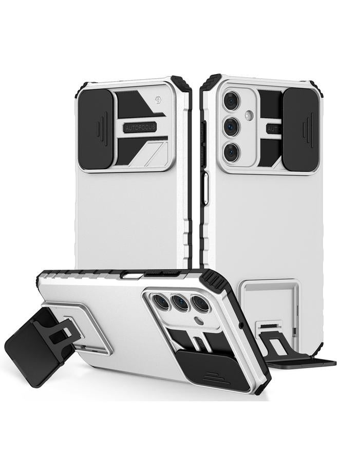 S-TOP Case For Samsung Galaxy A55 5G Stereoscopic Holder Sliding Camshield Phone Case - Image 1