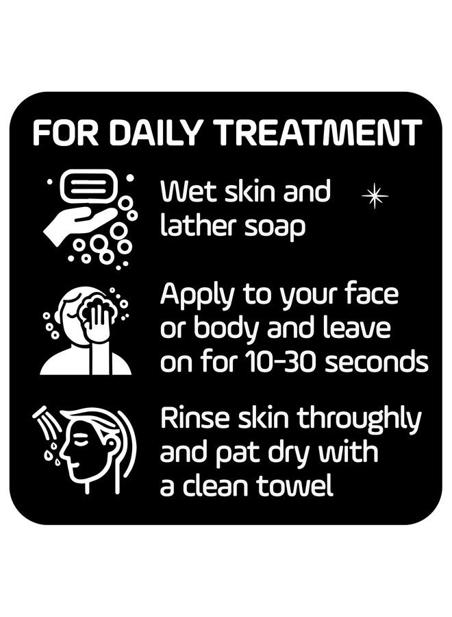 أسيبسيا صابونة علاج حب الشباب أسيبكسيا مع الفحم النشط وحمض الساليسيليك، 4 أونصة - Image 5