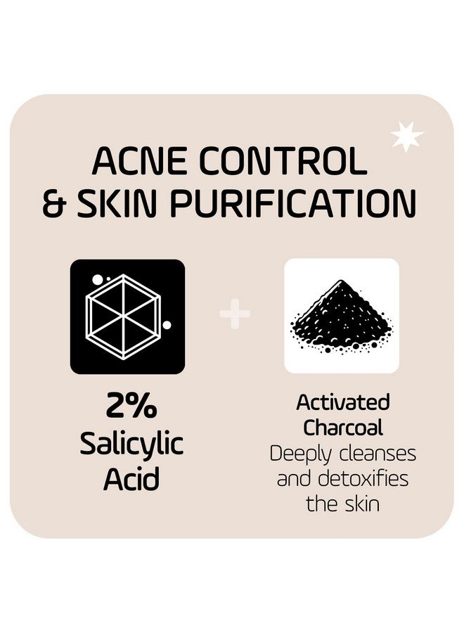 أسيبسيا صابونة علاج حب الشباب أسيبكسيا مع الفحم النشط وحمض الساليسيليك، 4 أونصة - Image 4