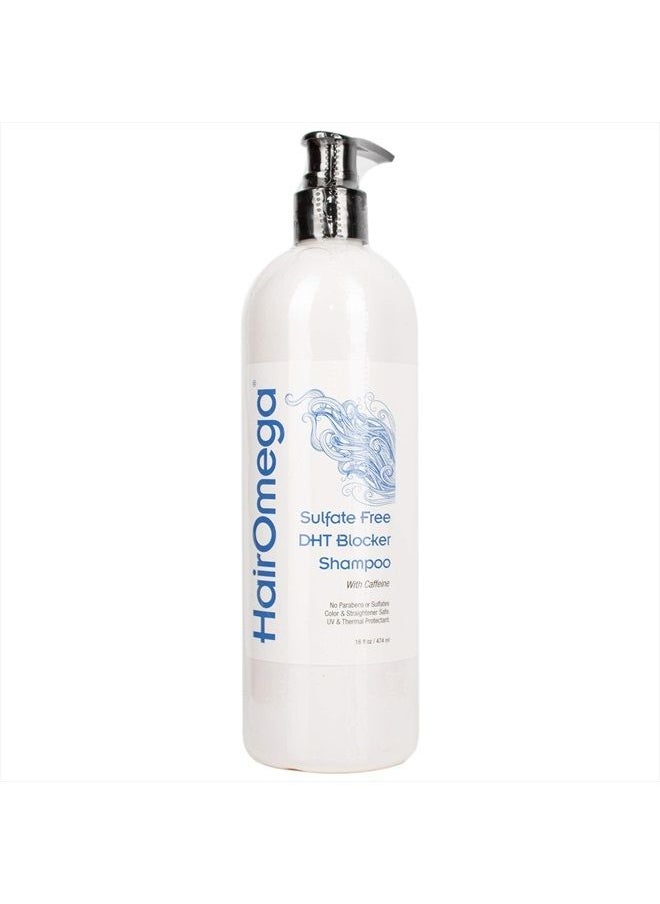 DrFormulas - HairOmega DHT Blocker Shampoo + Conditioner with Moroccan Argan Oil, Jojoba Oil, Avocado Oil (Sulfate Free Shampoo + Conditioner Set) - Image 1