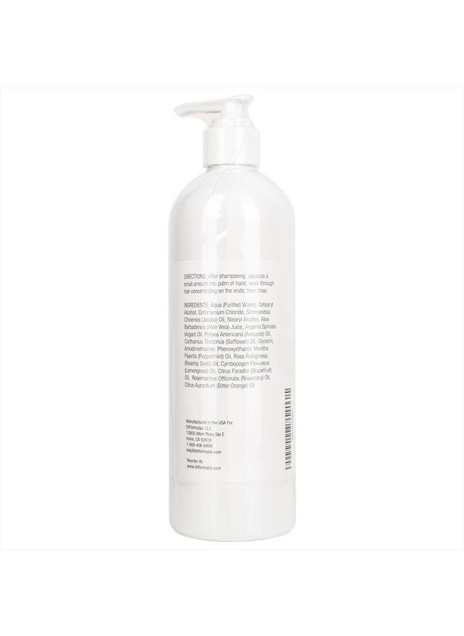 DrFormulas - HairOmega DHT Blocker Shampoo + Conditioner with Moroccan Argan Oil, Jojoba Oil, Avocado Oil (Sulfate Free Shampoo + Conditioner Set) - Image 1