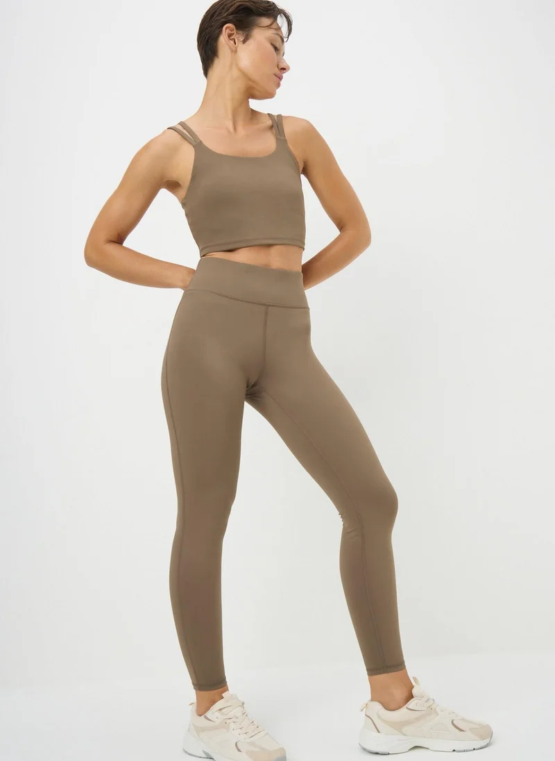 Matalan Souluxe Mocha Long Leggings
