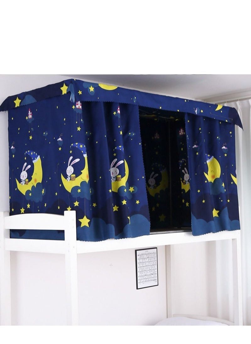 GOLDEN MILLION - Bunk Bed Curtains Canopy Blackout Privacy Cloth Net Underbed Curtains for Students Dormitory Single Bed Twin Bed Dorm Home - Image 1