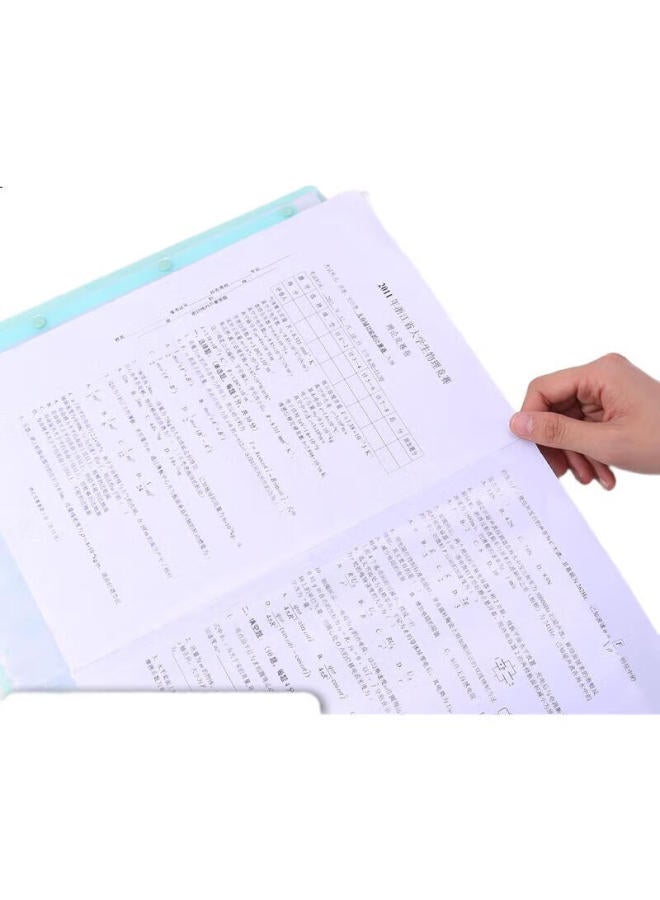 Deli دلي A3/30-صفحة مجلد أوراق الامتحانات، جيب قابل للطي، مجلد فني، منظم مستندات، مجلد ملفات، منظم تحضير الامتحانات، مجلد نوتات موسيقية، للمدارس الابتدائية والمتوسطة والثانوية، أخضر، 72478 - Image 1