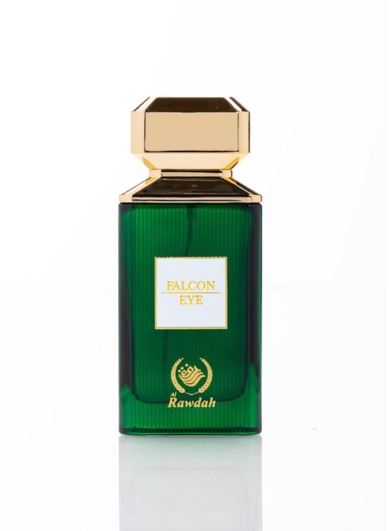 AL RAWDAH عطر فالكين آي من الروضة – عطر القرفة، اللبان والزعفران للجنسين (80 مل) - Image 2