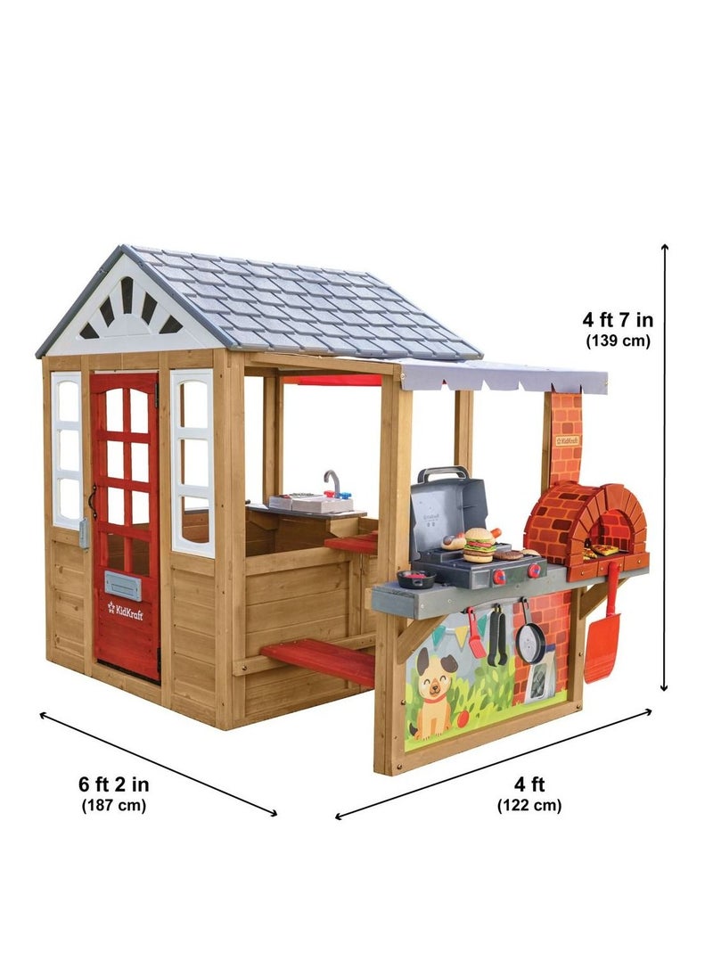 KidKraft Kidkraft Grill & Chill Pizza Playhouse  - Image 3