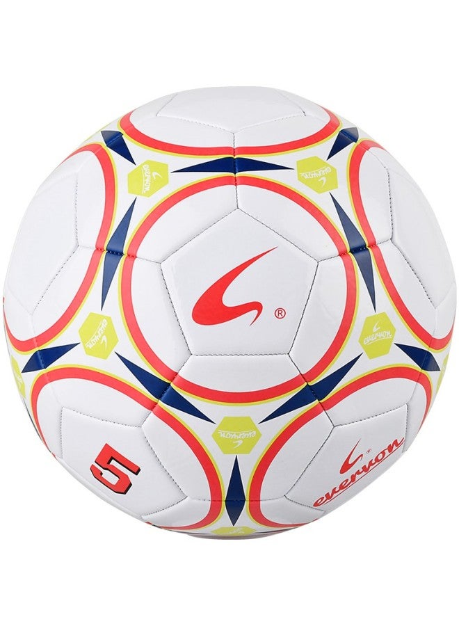 Evervon Soccer Ball For Children And Adults Training Standard, Durable Machine-sched Football, Size 5 Pvc Football, Efp5-883 - Image 1