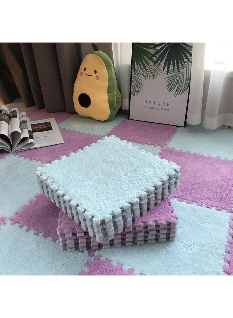 XiuWoo Foam Floor Mat Eva Plush Carpet Square Thickened Sports Game Mat Interlocking Carpet Plush Puzzle Soft Children'S Room Family Bedroom Living Room - Image 1
