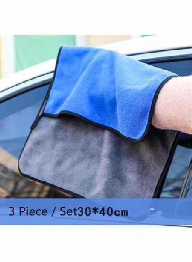3-Piece Car Cleaning Microfiber Towel - Image 1