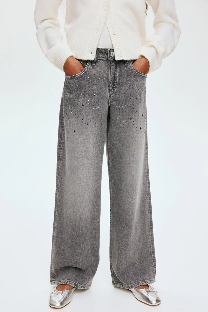 H&M Relaxed Wide Leg Jeans