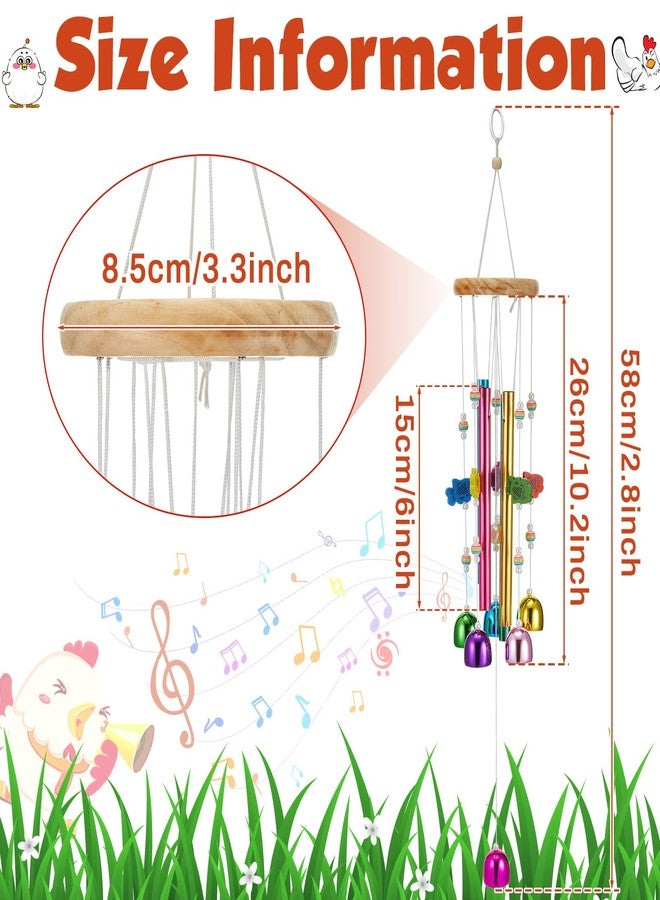 WinnerWhy Chicken Chew Toys for Coop Multicolor Chicken Wind Chime Enrichment Toys Art Hanging Decoration for Bird Parrot Parakeet Budgerigar Lovebird - Image 2
