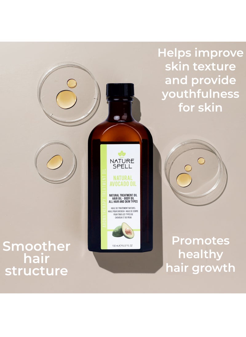 Nature Spell - Avocado Oil For Hair and Skin 150 ML - Image 1