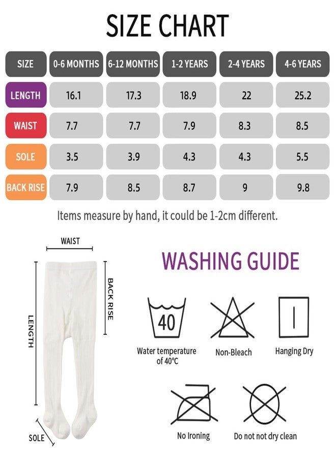 PESAAT Baby Girls Tights Cotton Infant Pantyhose Twist Toddler Tight for Girl Cable Knit Leggings 0-6 Years (4-6 Years, 3PCS-A) - Image 5