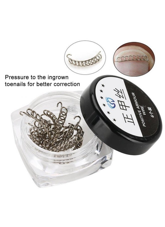 Semme Nail Corrector Pedicure Ment Foot Care Tool, 12Pcs/Box Toenail Correction Tool 6 Sizes Ingrown Wire Fixer Toe Nail Recover Foot Care  - Image 3