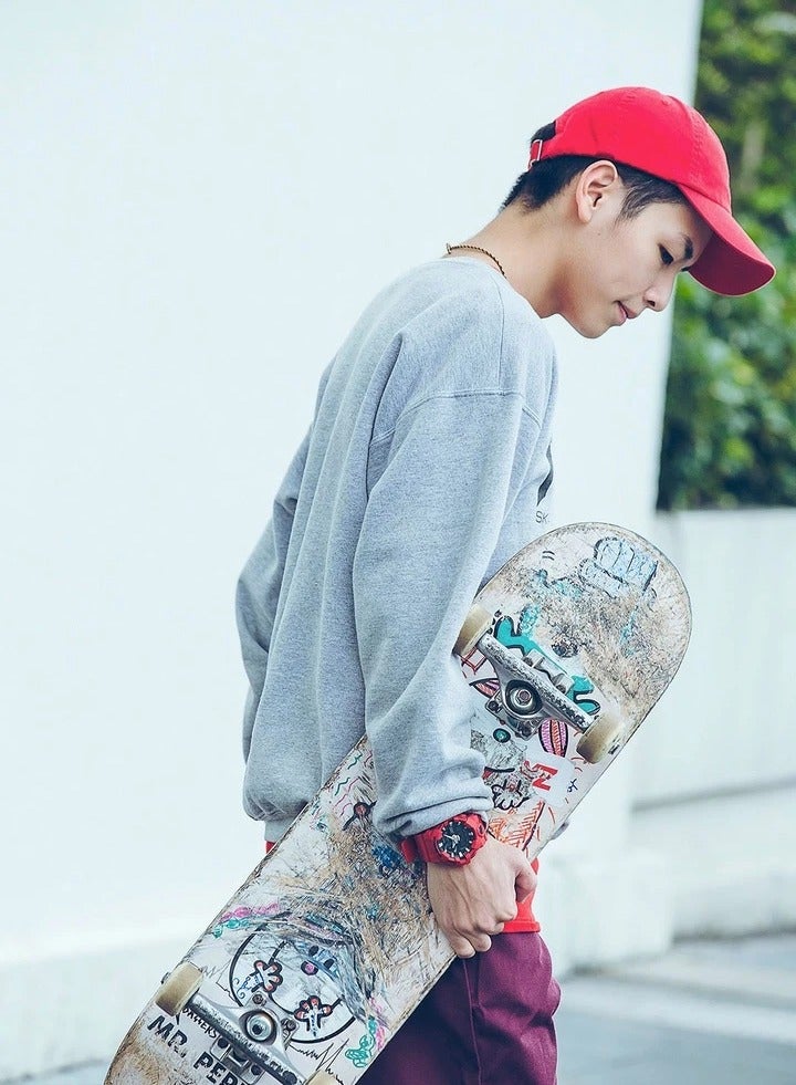 CASIO G-shock Analog Digital Red Men's Watch 200 Meter Water Resistant with Day and Date GA-700-4A - Image 3