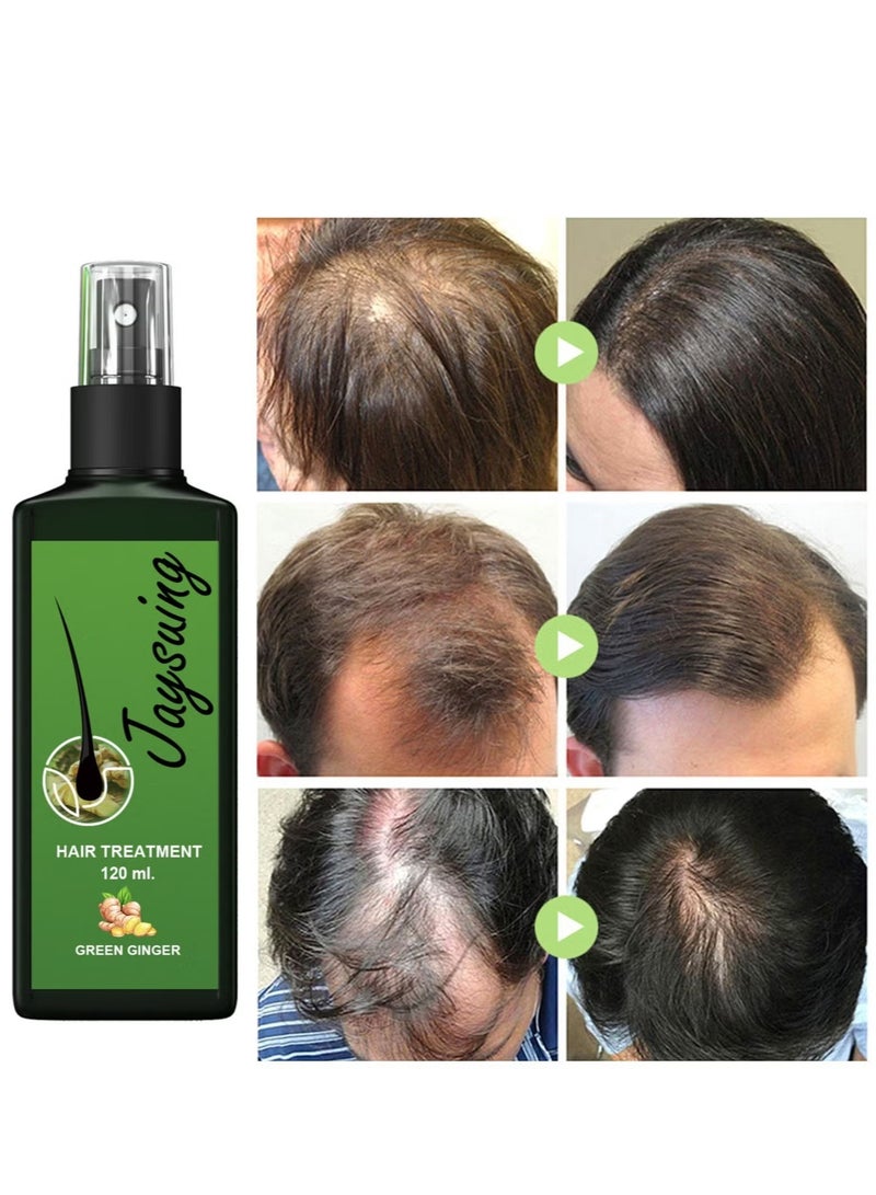 Jaysuing Revitalize Thin Hair with Men's Dense Essential Oil Hair Care Serum - Natural Plant Ingredients for Thicker-Looking Hair - Image 2