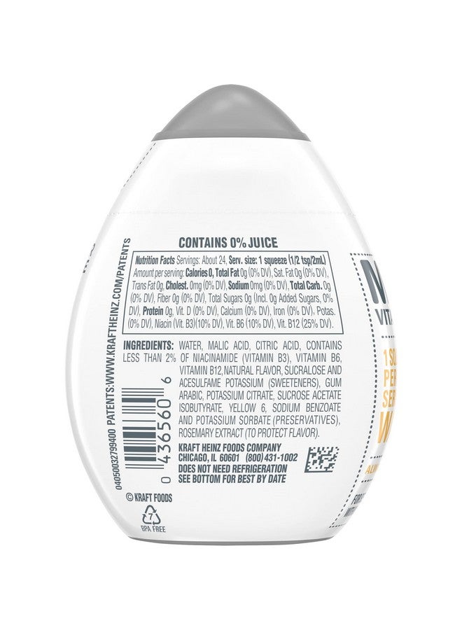 ميو معزز الماء السائل من فيتامينات ميو، برتقال وفانيليا، 1.62 أونصة (عبوة من 12 قطعة) - Image 4