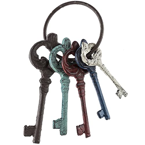 Everydecor Colorful Cast Iron Key Ring - Image 5