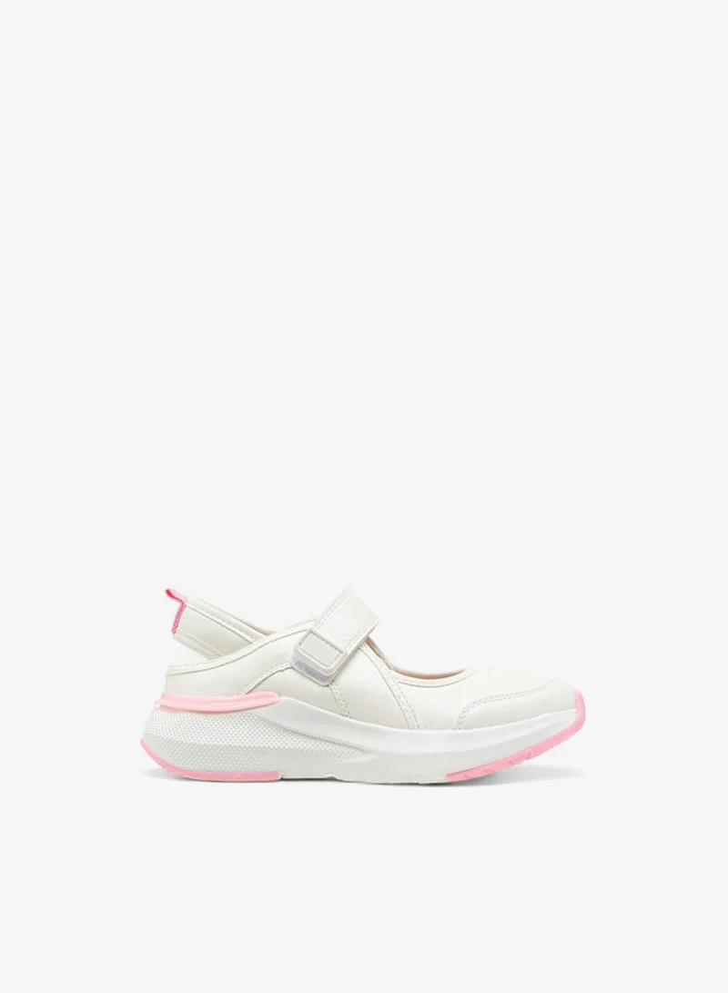 ليتل ميسي حذاء مدرسي بناتي بشريط لاصق