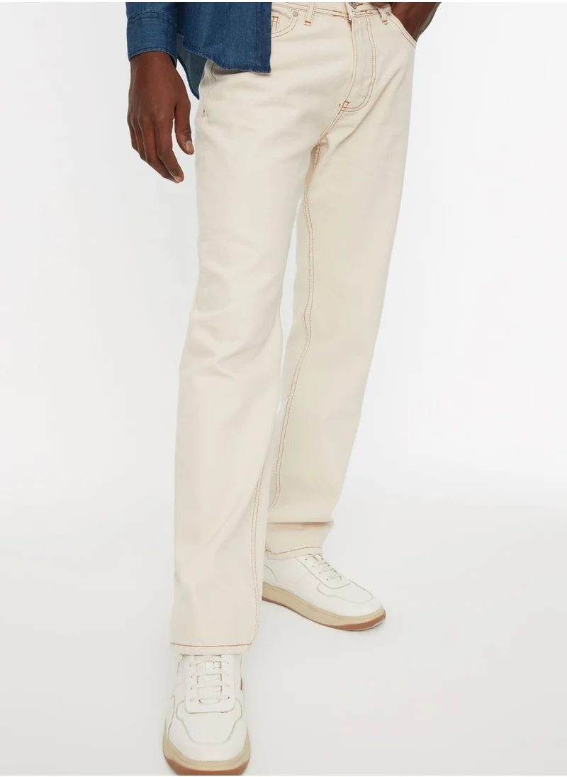 trendyol Stitched Straight Fit Trousers