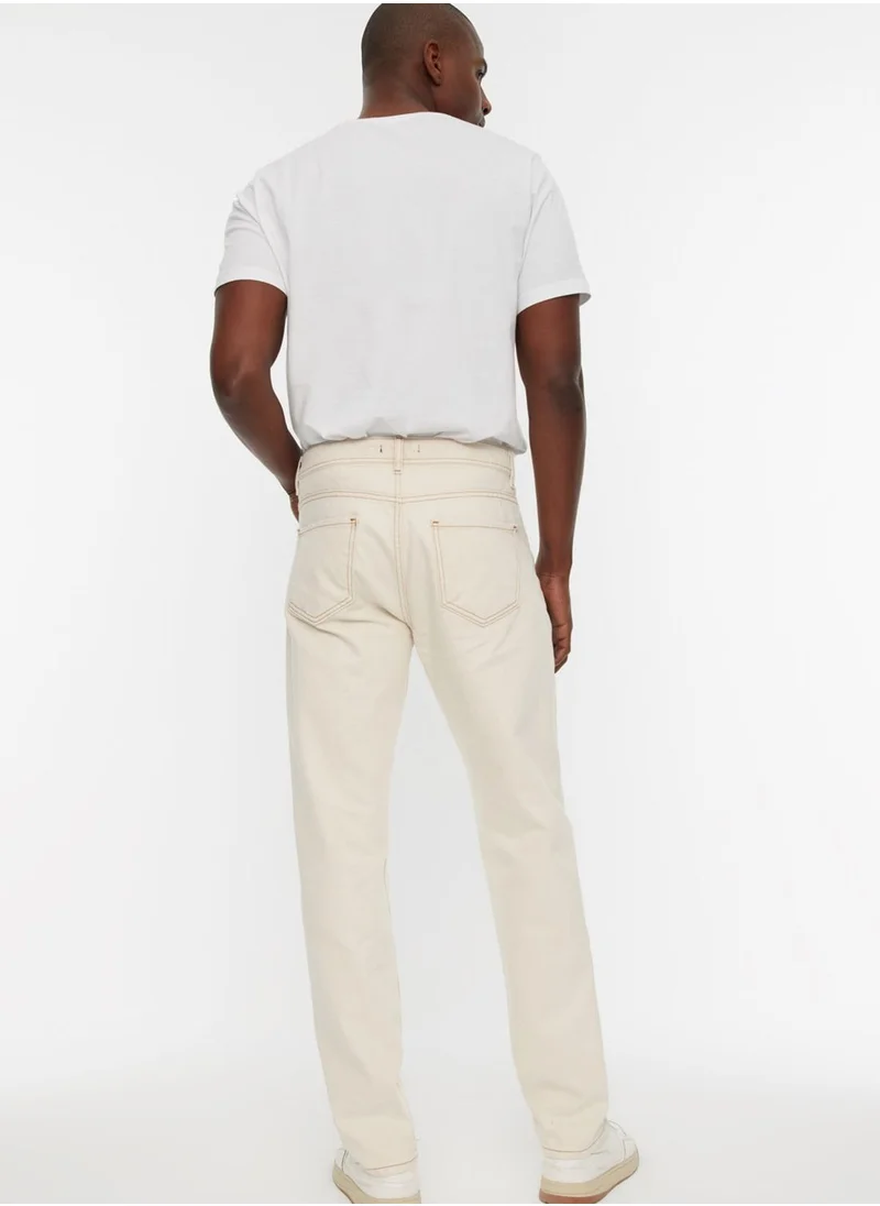 trendyol Stitched Straight Fit Trousers