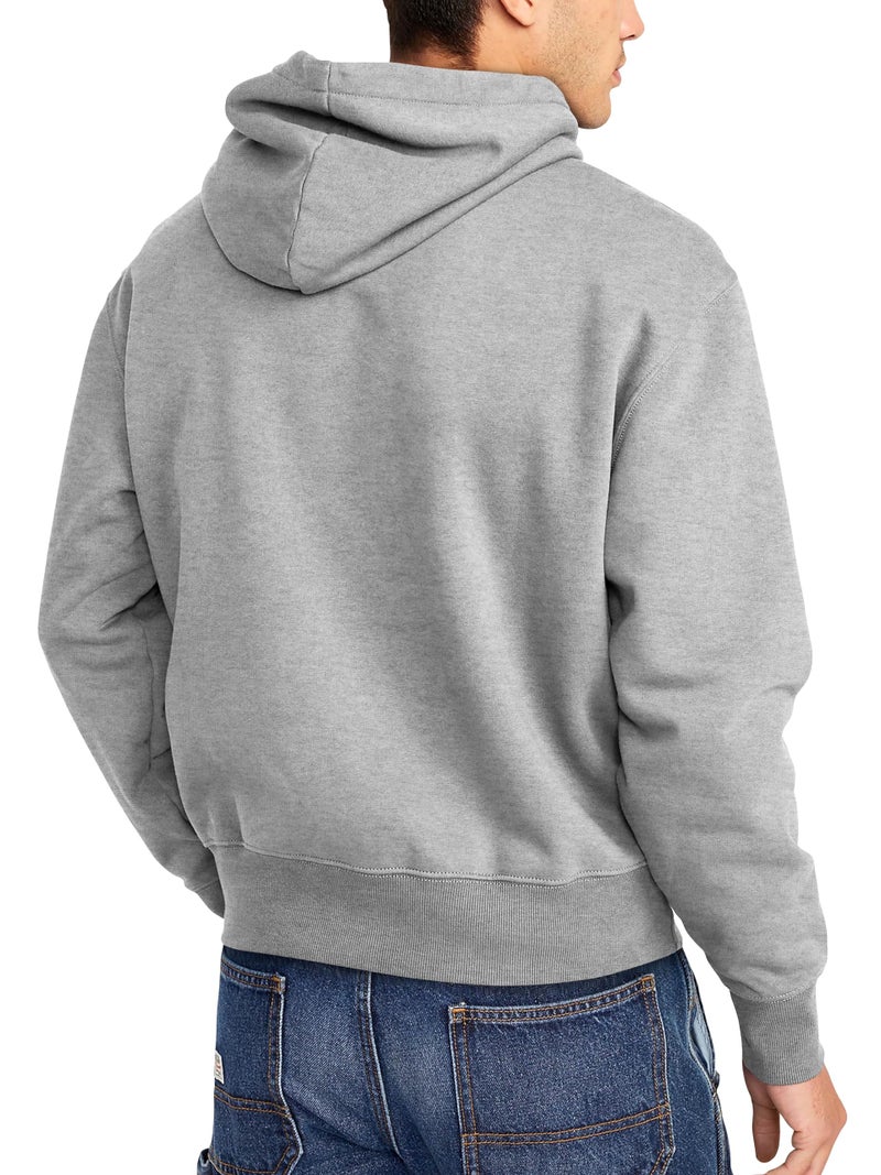 Hat and Beyond Mens Ultimate Heavyweight Hoodie Sweatshirt Fleece Essentials Pullover XS-5XL (X-Large, Heather Gray) - Image 2
