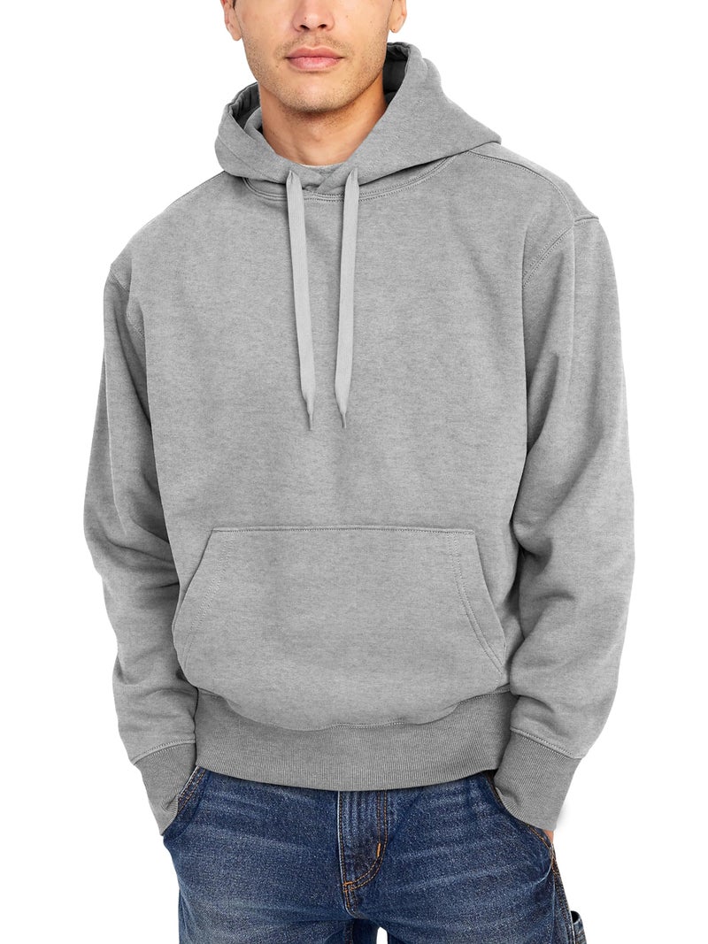 Hat and Beyond Mens Ultimate Heavyweight Hoodie Sweatshirt Fleece Essentials Pullover XS-5XL (X-Large, Heather Gray) - Image 1