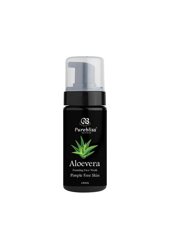 Pure Bliss Purebliss Aloevera Foaming Face Wash 100ml, Unisex, Deep Hydration and Nourishing, Vitamin E, Jojoba Oil, Glycerine | Suitable for All Skin Types | Daily Skincare - Image 1